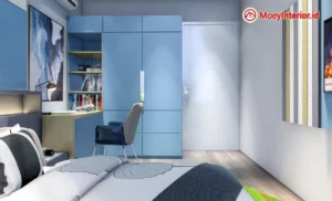 Bpk. Anthon Chandra Design Interior Apt. Lloyd bedroom meja