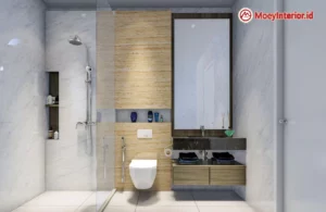 Bpk. Anthon Chandra Design Interior Apt. Lloyd kamar mandi kering