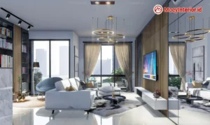 Bpk. Anthon Chandra Design Interior Apt. Lloyd bedroom meja