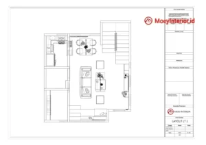 Bpk. Simanungkalit Design dan Penawaran Interior layout denah