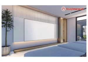 Bpk. Simanungkalit Design dan Penawaran Interior rak tv samping