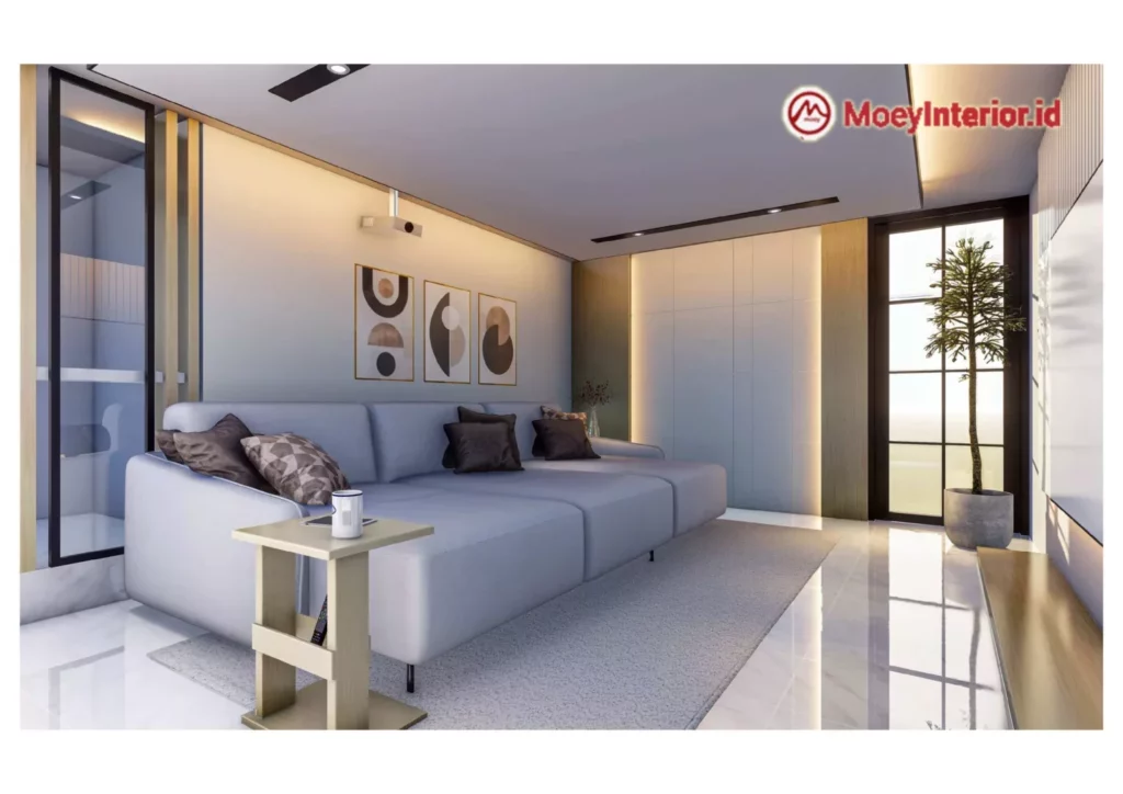Bpk. Simanungkalit Design dan Penawaran Interior ruang tamu