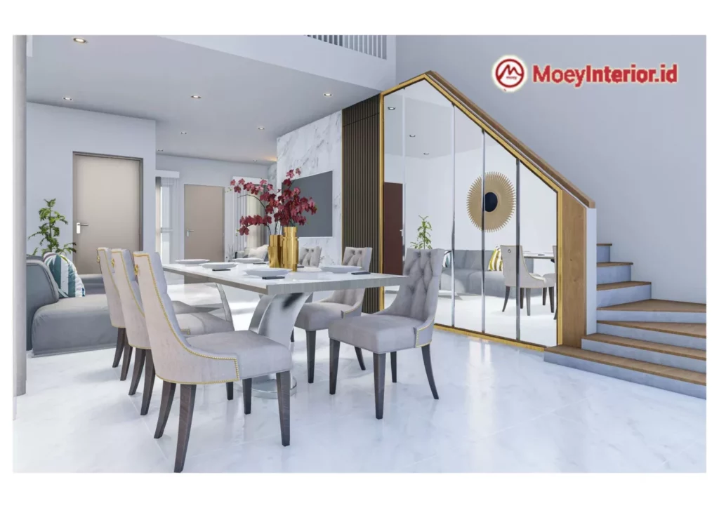 Design dan Pembuatan interior rumah ruang makan bersama