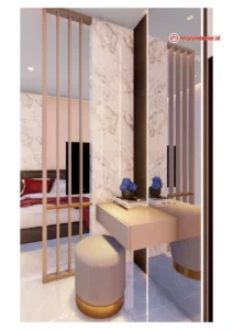 Ibu Anna Design interior meja rias kamar
