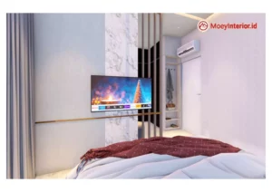 Ibu Anna Design interior ruang tidur tv