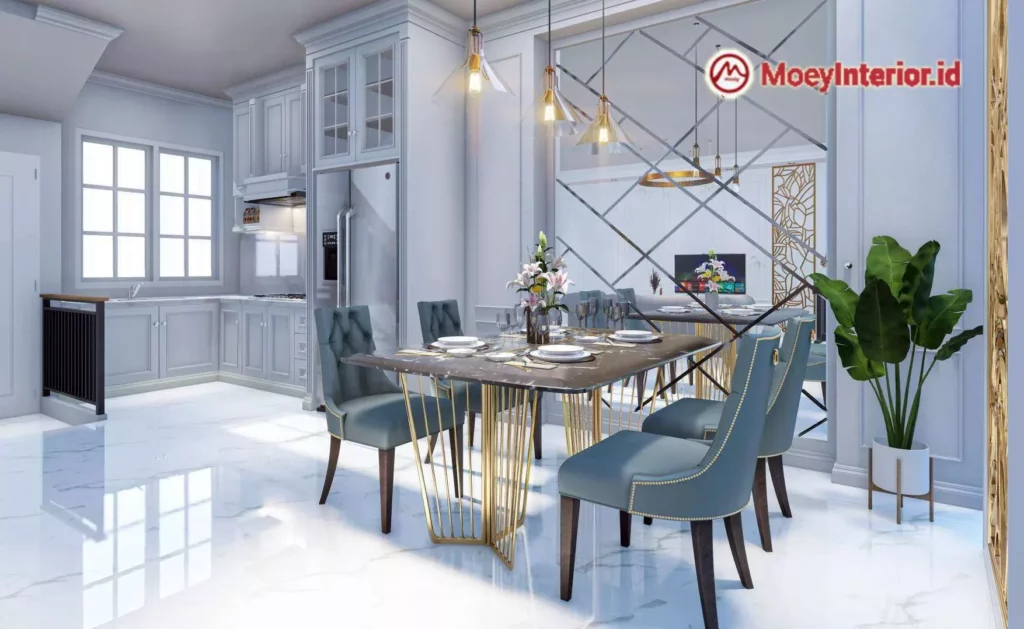 Ibu Sinta Detail Design dan penawaran Interior ruang makan 5