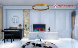 Ibu Sinta Detail Design dan penawaran Interior ruang tamu