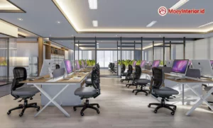 Kementrian-Agama-Detail-Design interior ruang kerja tampak samping