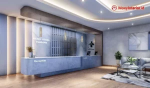 Klinik Pandawa Design Interior ruang reception3