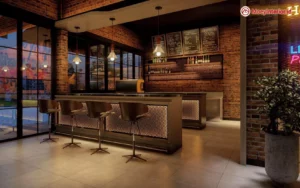 portofolio desain dan bangun interior cafe depan