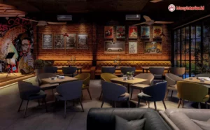 portofolio desain dan bangun interior cafe ruang makan