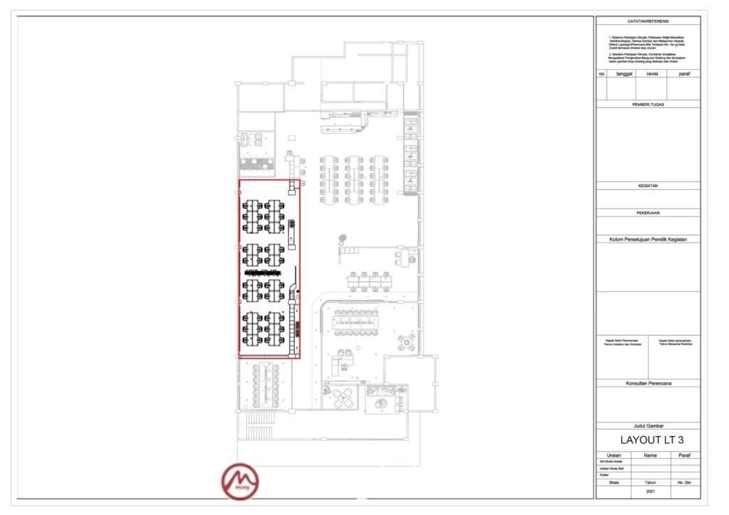 DESAIN INTERIOR KANTOR KEMENAG GEDUNG ISPEKTORAT LT 3,4,5
