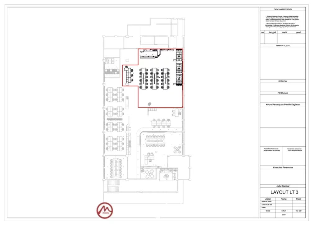 DESAIN INTERIOR KANTOR KEMENAG GEDUNG ISPEKTORAT LT 3,4,5