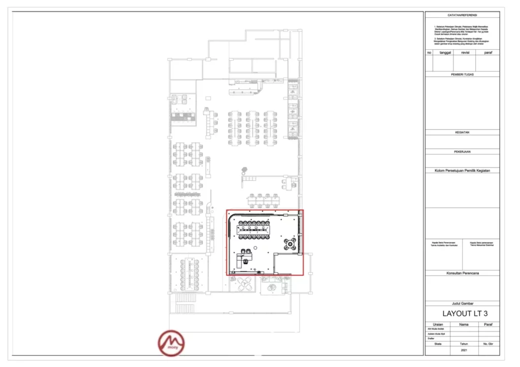 DESAIN INTERIOR KANTOR KEMENAG GEDUNG ISPEKTORAT LT 3,4,5