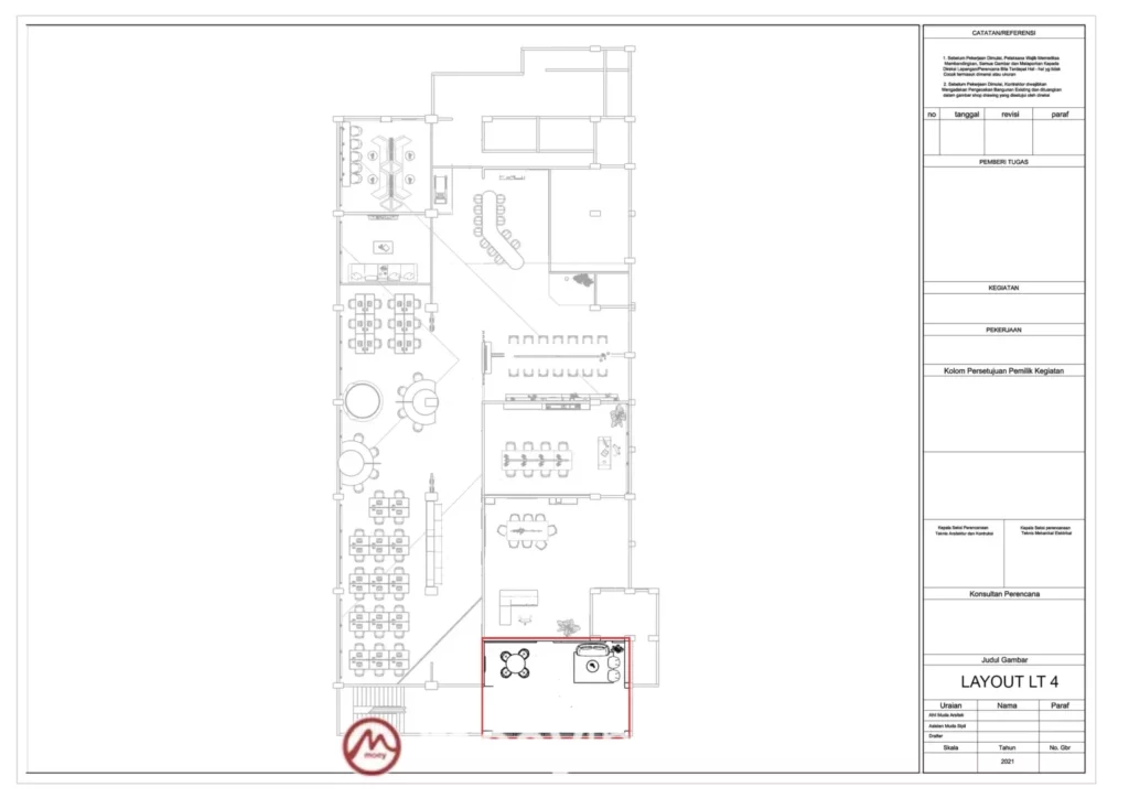 DESAIN INTERIOR KANTOR KEMENAG GEDUNG ISPEKTORAT LT 3,4,5