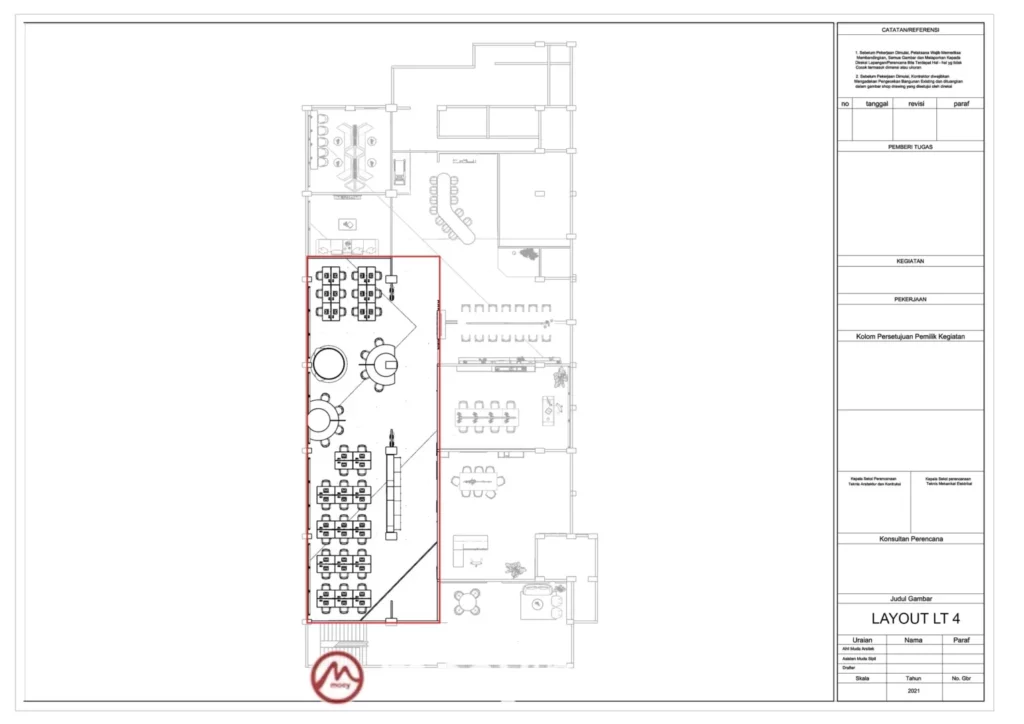 DESAIN INTERIOR KANTOR KEMENAG GEDUNG ISPEKTORAT LT 3,4,5