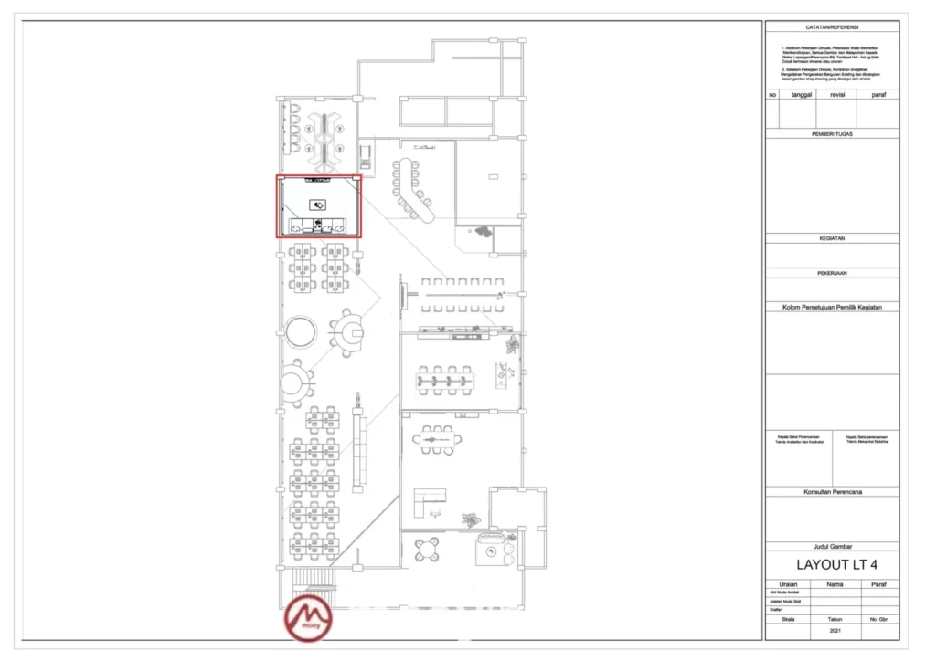 DESAIN INTERIOR KANTOR KEMENAG GEDUNG ISPEKTORAT LT 3,4,5