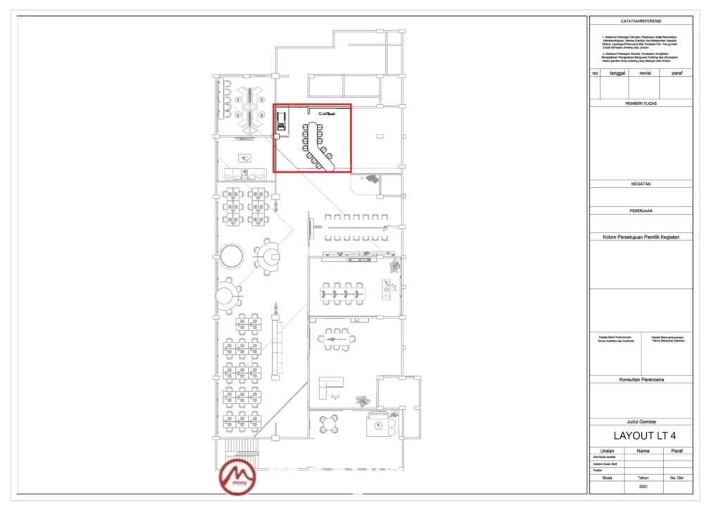 DESAIN INTERIOR KANTOR KEMENAG GEDUNG ISPEKTORAT LT 3,4,5