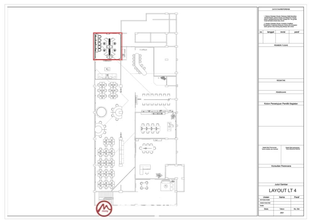 DESAIN INTERIOR KANTOR KEMENAG GEDUNG ISPEKTORAT LT 3,4,5