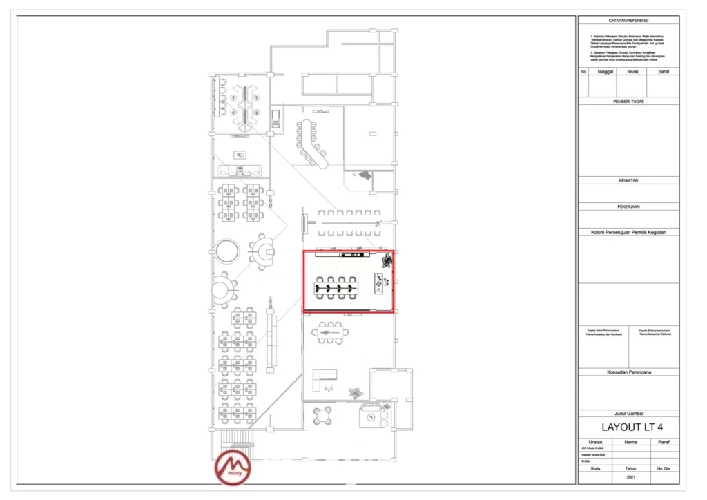DESAIN INTERIOR KANTOR KEMENAG GEDUNG ISPEKTORAT LT 3,4,5