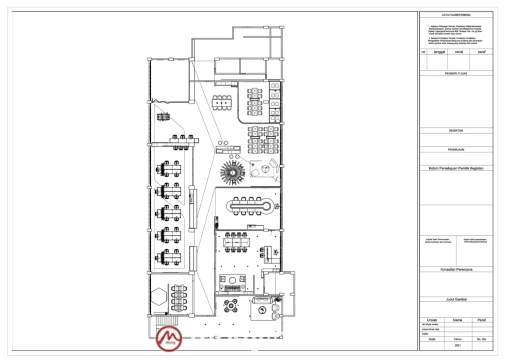 DESAIN INTERIOR KANTOR KEMENAG GEDUNG ISPEKTORAT LT 3,4,5