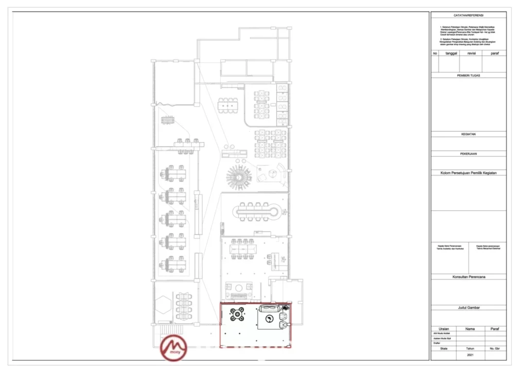 DESAIN INTERIOR KANTOR KEMENAG GEDUNG ISPEKTORAT LT 3,4,5