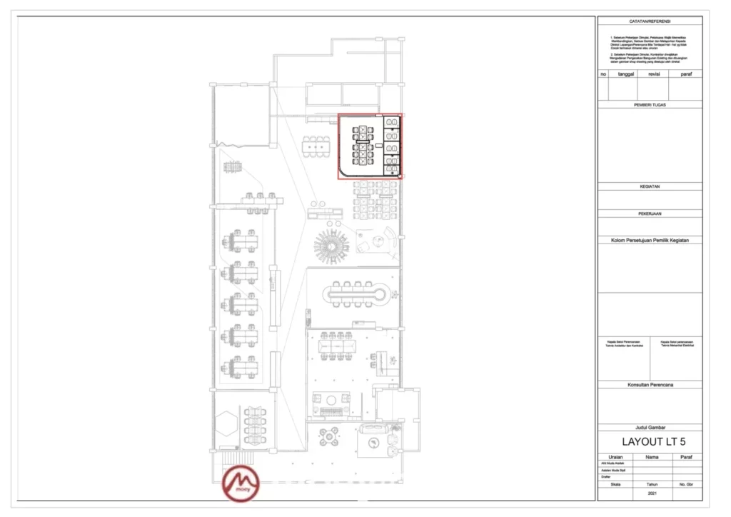 DESAIN INTERIOR KANTOR KEMENAG GEDUNG ISPEKTORAT LT 3,4,5