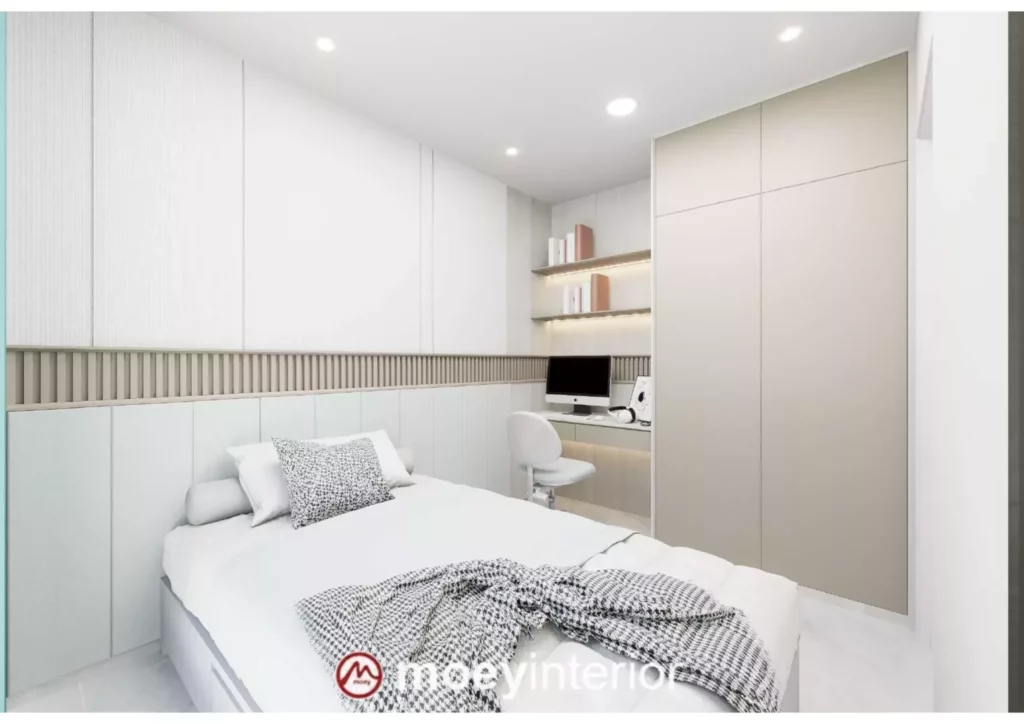 desain interior kamar depan Pak Risdianto