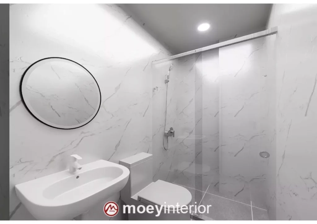 desain interior kamar mandi Pak Risdianto