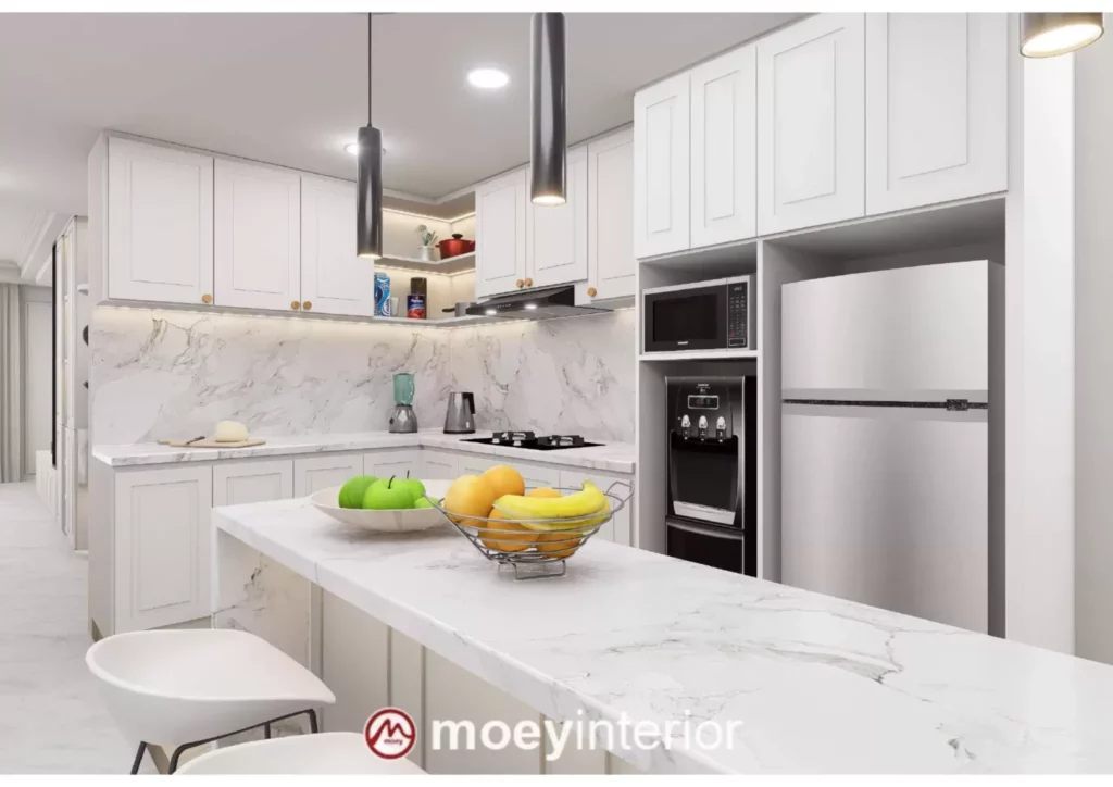 desain interior kitchen dapur Pak Risdianto