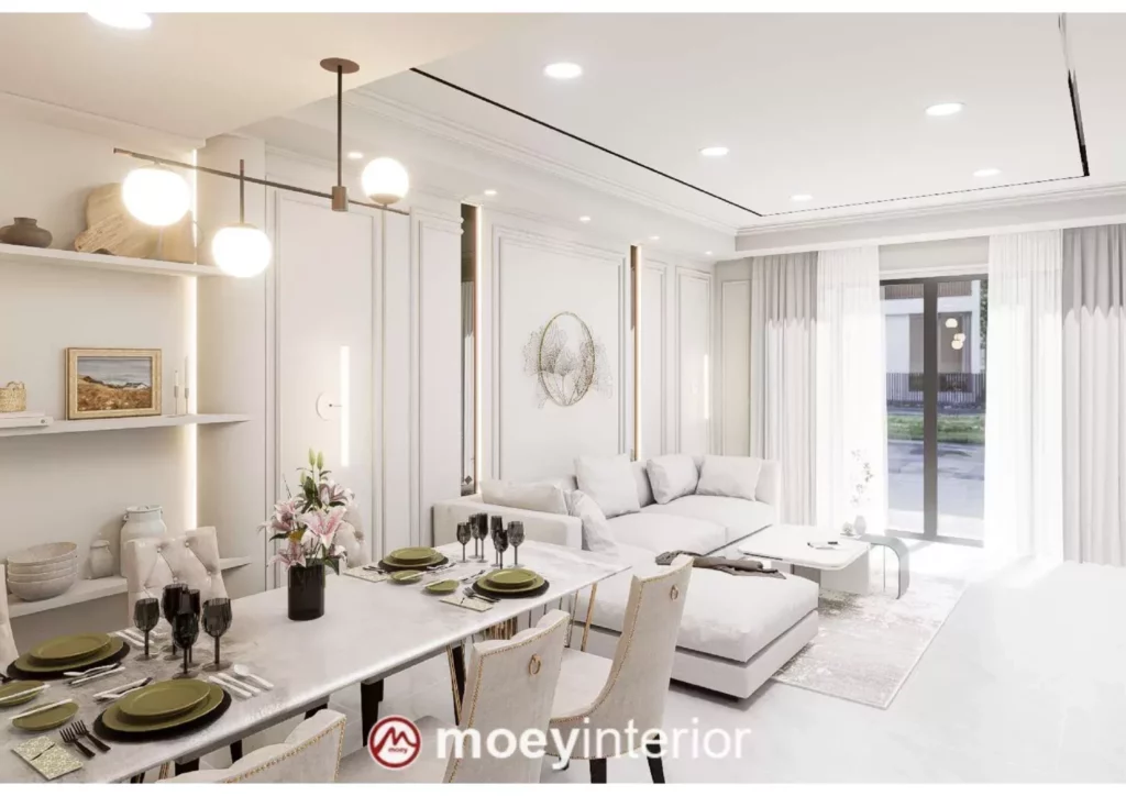 desain interior living room Pak Risdianto