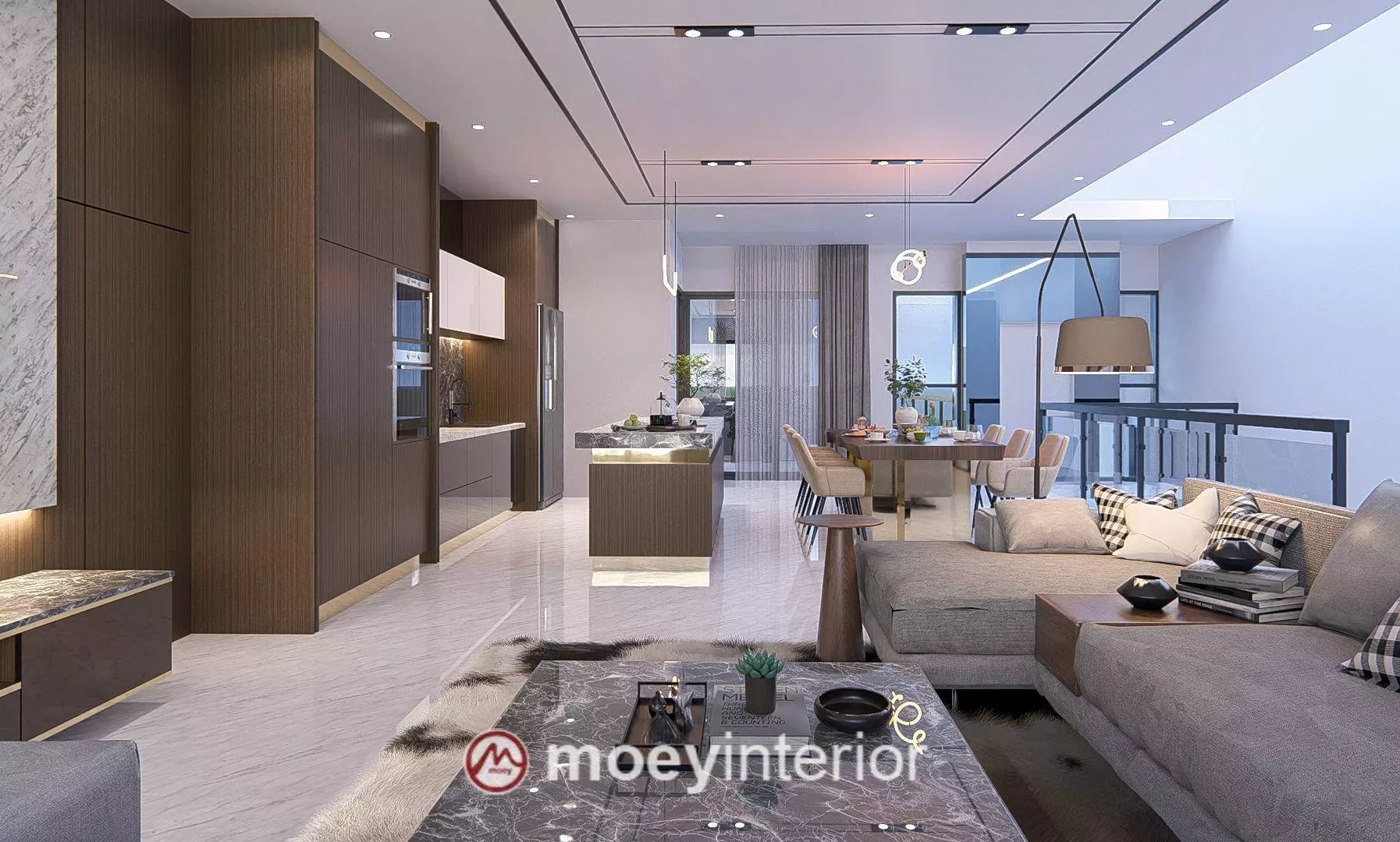 desain interior living room enchante bu maya