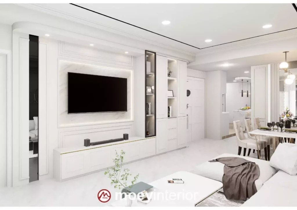desain interior tv room Pak Risdianto