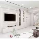 desain interior tv room Pak Risdianto