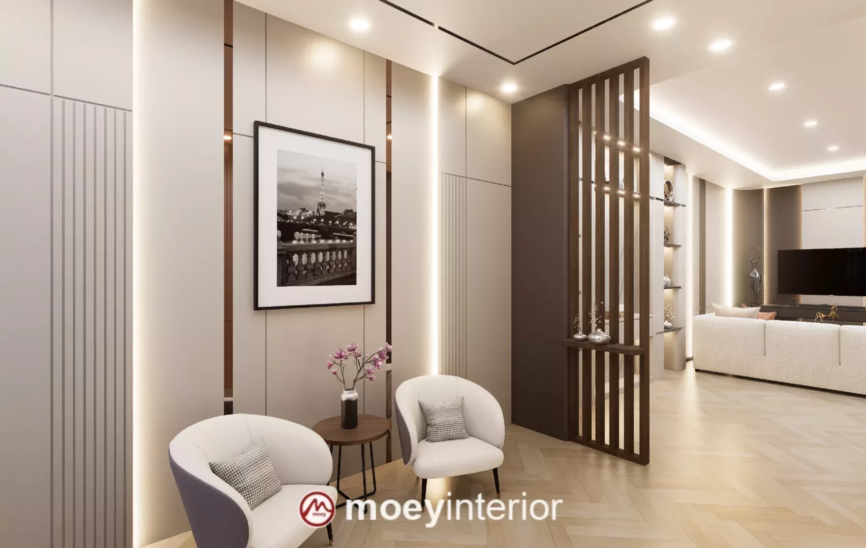 Interior Ruang Tamu Pak Hendri
