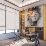 jasa interior kantor ruang kerja manager desain