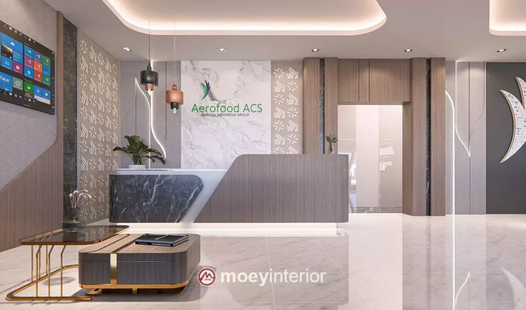 receptionis Interior Kantor ACS Aerofood03